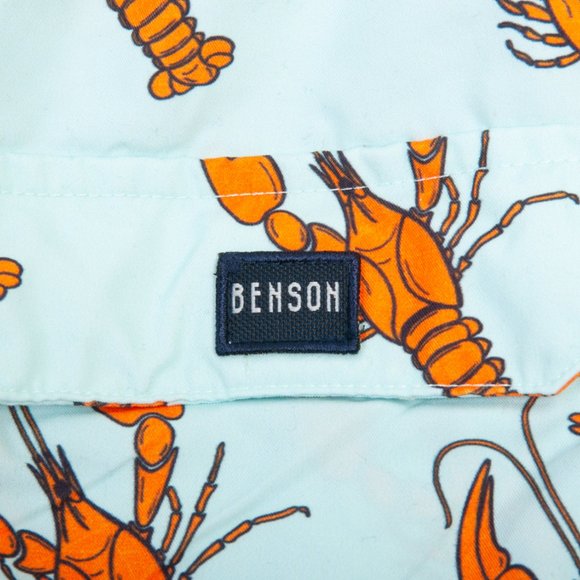 Benson NWT Blue Lobster Print Swim Shorts - Picture 4 of 4